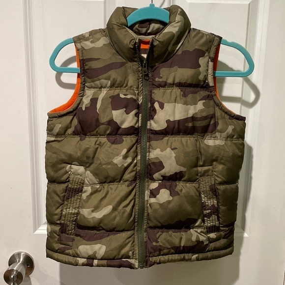 Boys Thick Warm Camouflage Vest - Picture 1 of 5
